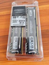 RAM DDR4 32GB Crucial Ballistix Sport 2x16GB CL16