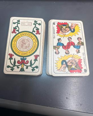 Carte Taroc Piemontese Modiano 1963  78 pezzi