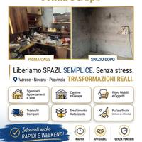 Sgombero Case, Garage e Magazzini in Giornata
