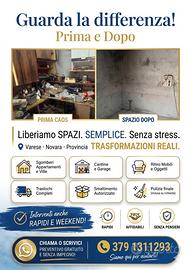 Sgombero Case, Garage e Magazzini in Giornata