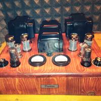 Amplificatore finale stereo hi-fi a valvole