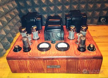 Amplificatore finale stereo hi-fi a valvole