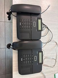 2 x Gigaset DA710 nero Telef. da Tavolo Analogico
