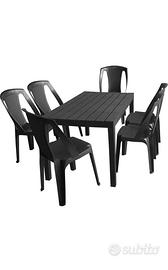 Set da giardino (tavolo + sedie)