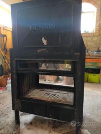 Termocamino a legna bifacciale Piazzetta