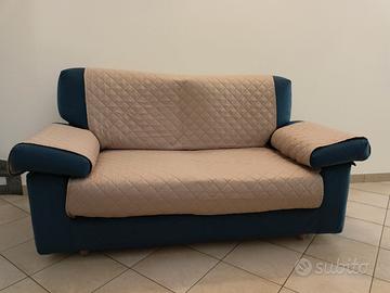 Divano Alcantara blu  2 posti o 3 posti