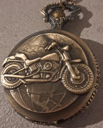 Appassionati di moto e harley davidson  orologio 