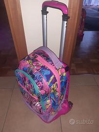 Cartella/zaino con trolley per scuola