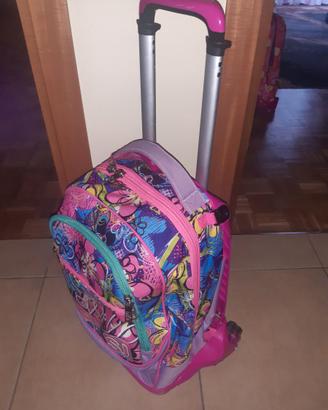 Cartella/zaino con trolley per scuola