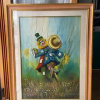 Angelo Manini |Quadri anni 90'|Pagliaccio  50x70cm