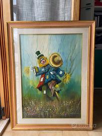 Angelo Manini |Quadri anni 90'|Pagliaccio  50x70cm
