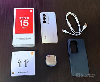 Xiaomi redmi 15 5g + mi buds 5
