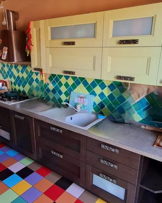 Cucina con penisola Lube 1000 ero