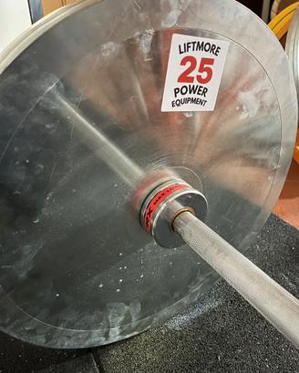 Dischi powerlifting 25 kg pesati palestra