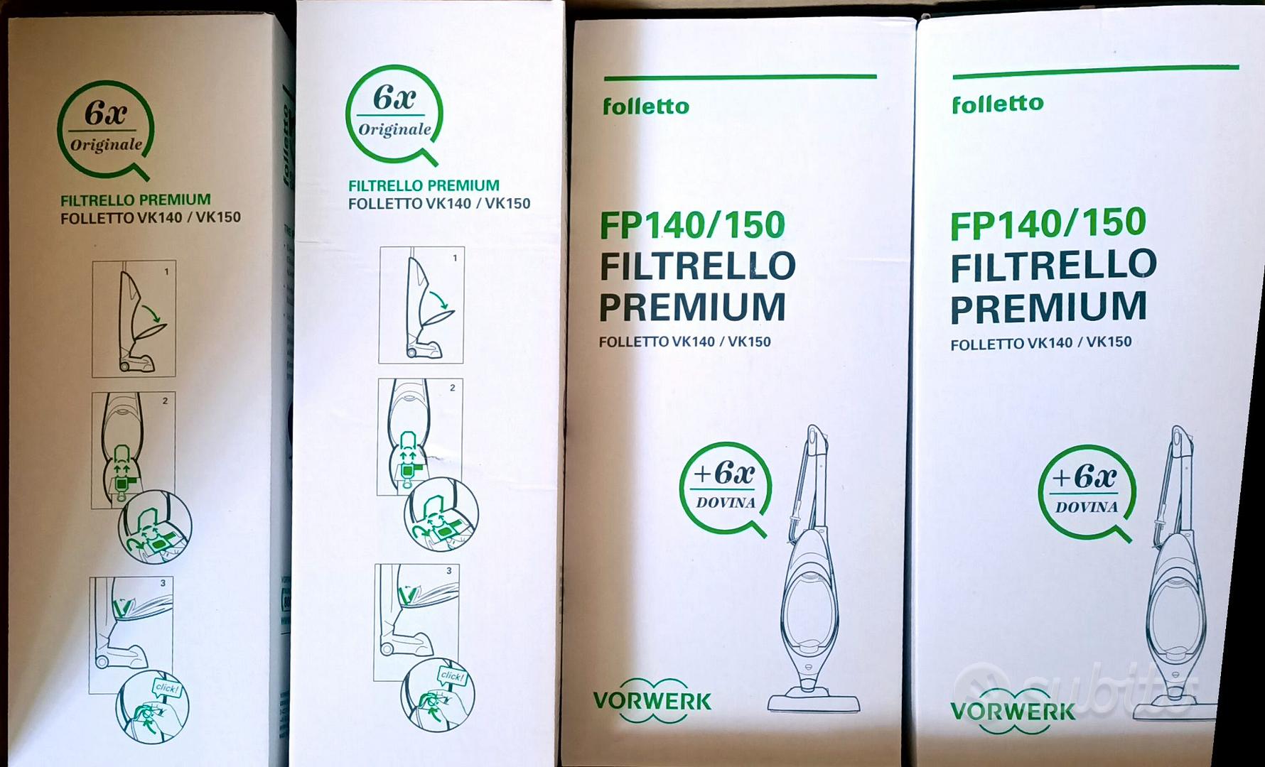 Folletto filtrello premium fp 140/150 - Elettrodomestici In vendita a  Potenza