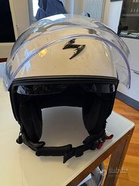 Casco moto con visiera