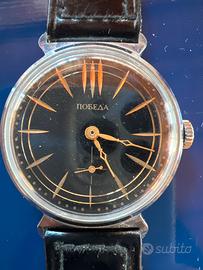 Orologio Vintage POBEDA (URSS) – Quadrante Nero