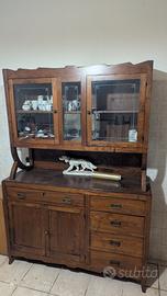 credenza in legno di castagno