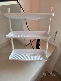 Mensola tre ripiani per cucina ikea originale