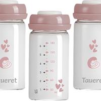 Bottiglie Latte Materno 180 ml in Vetro e silicone