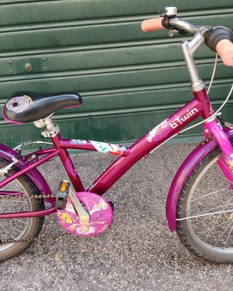 Bici bimba B-Twin pollici 20 non trattabile 