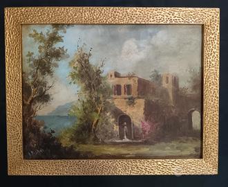 Angelo Pisani (1885-1950) dipinto olio su legno