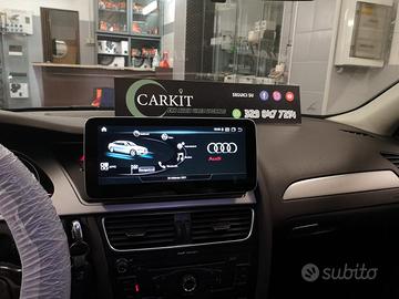 CARTABLET AUTORADIO AUDI A4 A5 ANDROID CARPLAY IOS