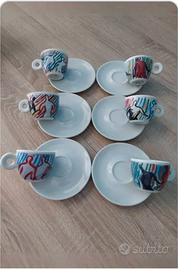Set tazzine illy Sandro Chia 1997