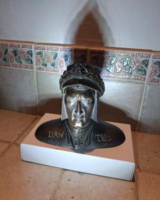 Scultura in bronzo vintage...di Dante alighieri