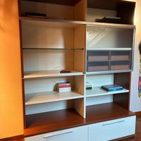 Mobile libreria con cassetti