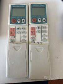 coppia di telecomandi condizionatori Mitsubishi