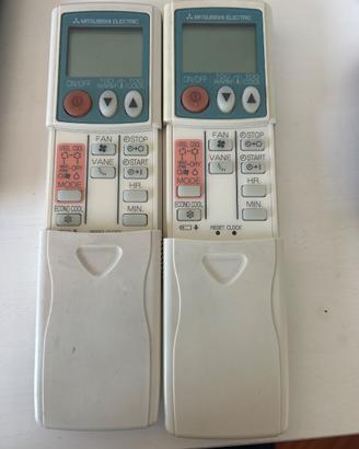 coppia di telecomandi condizionatori Mitsubishi