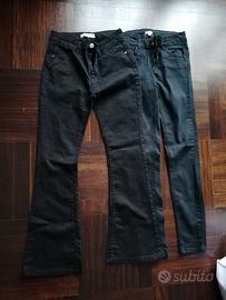 coppia di jeans neri tg 42