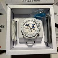 Omega×Swatch Mission to Earthphase Moonshine Gold