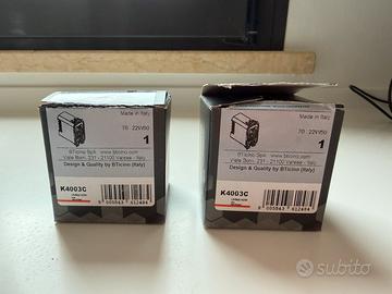 Deviatori connessi bticino k4003c