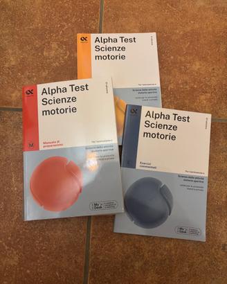 Alpha test scienze motorie
