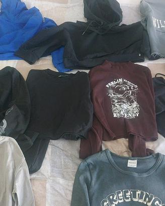 9 t-shirt top ragazza taglia M varie marche