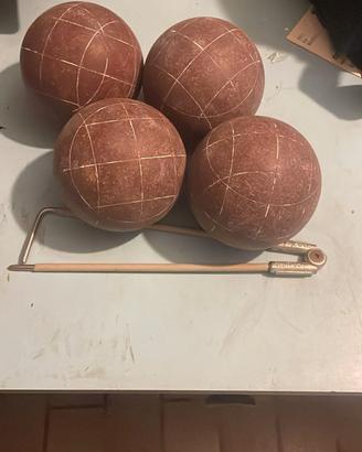 set di bocce professionali con misuratore distanza