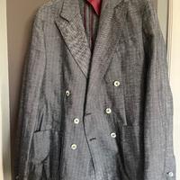 Blazer color jeans doppiopetto nuova