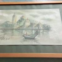 Quadro vista Venezia su tela