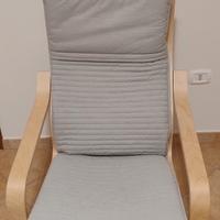 Poltrona Ikea Poang in legno 