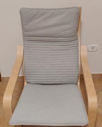 Poltrona Ikea Poang in legno 