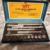 Set chiavi HIT 17 pezzi 1/4 con cricchetto