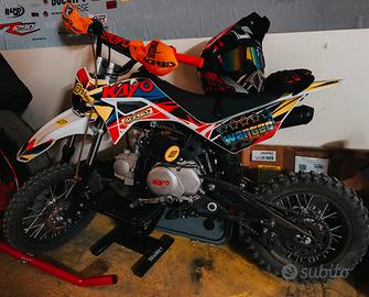 pitbike Kayo 110 cc 4 marce semi automatiche