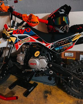 pitbike Kayo 110 cc 4 marce semi automatiche