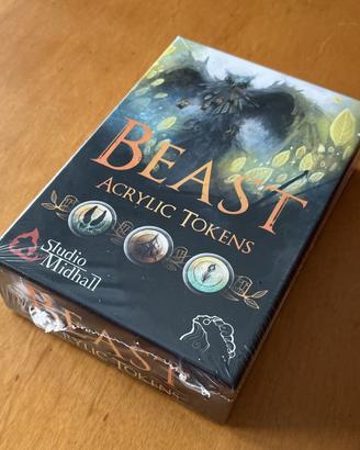 BEAST ACRYLIC TOKENS PACK - Gamefound - NUOVO