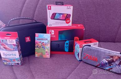 Nintendo switch standard +accessori e videogiochi
