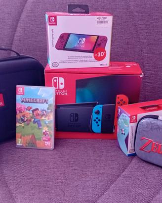 Nintendo switch standard +accessori e videogiochi