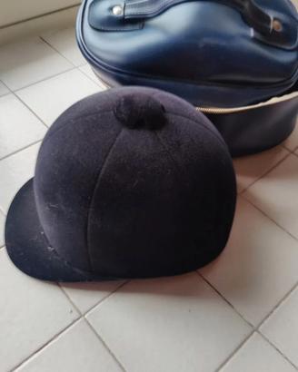 EQUITAZIONE PROTEZIONE CASCHETTO adulto vintage