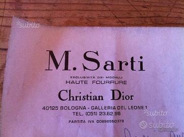 Giubbino Christian Dior visone Wilde Taipe